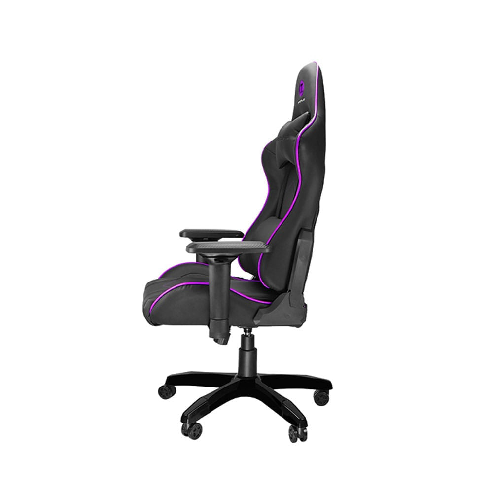 Silla Gamer Primus Thronos 200S Negra con Purpura