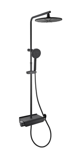 Una columna de ducha con batería fácil de sensea