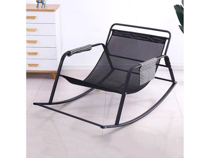 Pack Silla Mecedora Tumbona NW 2ud. Muebles de Dormitorio, Jardin o Terraza, Gris SALDOSYSTOCKS