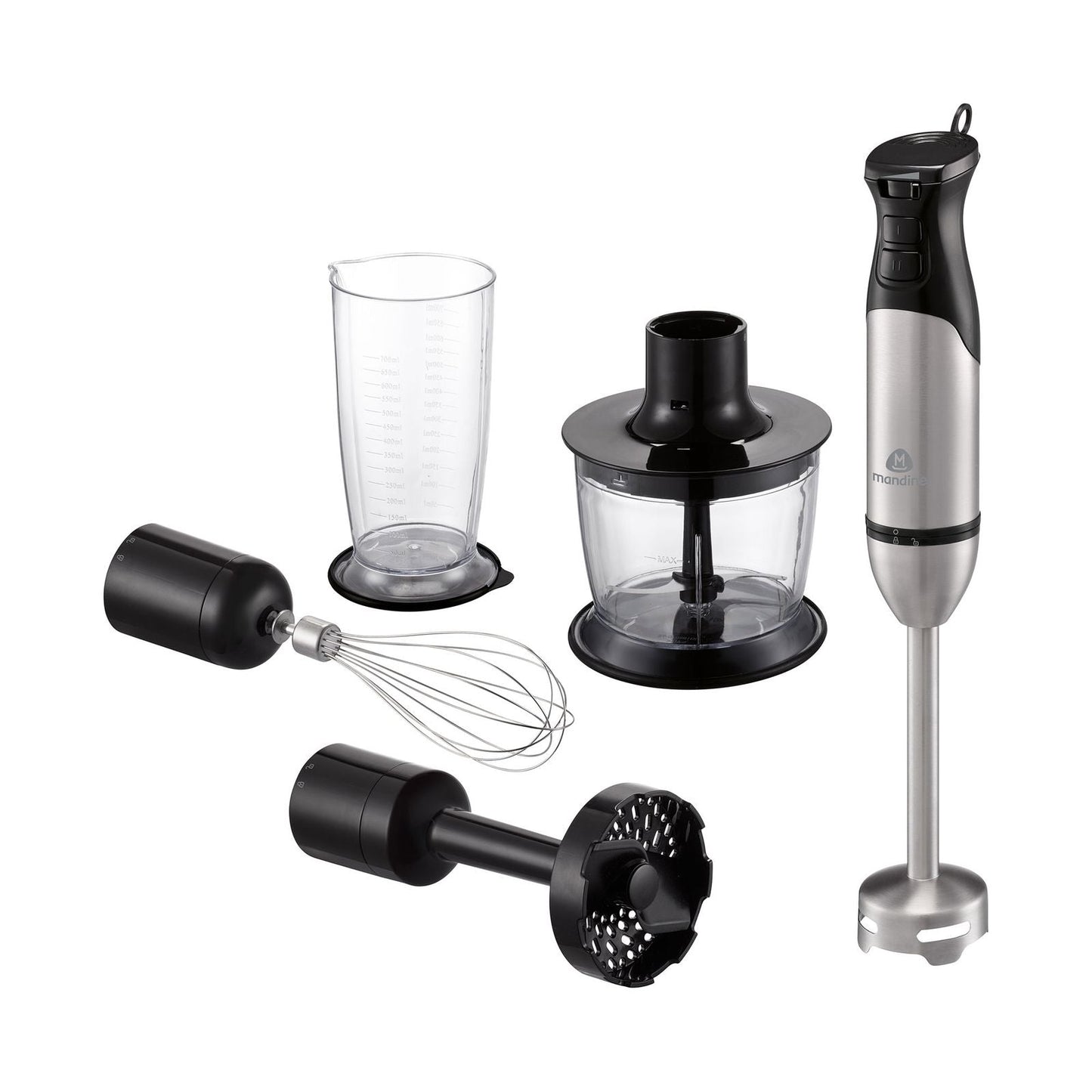 Mixer acero Mandine con accesorios mhb1200