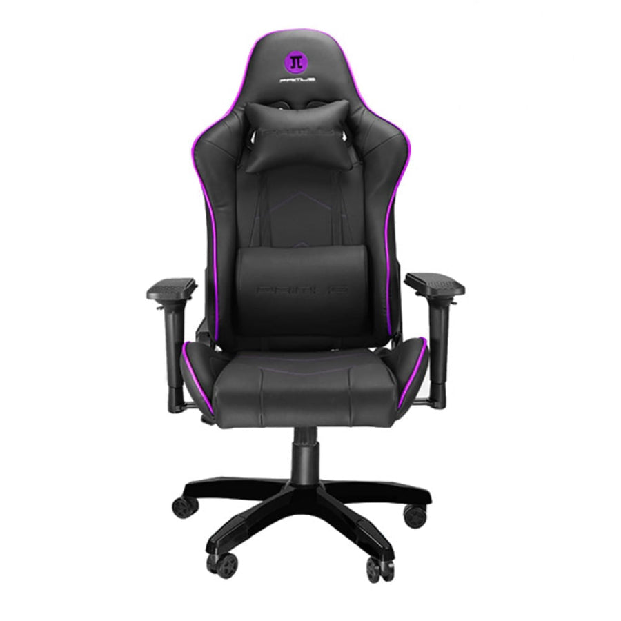 Silla Gamer Primus Thronos 200S Negra con Purpura