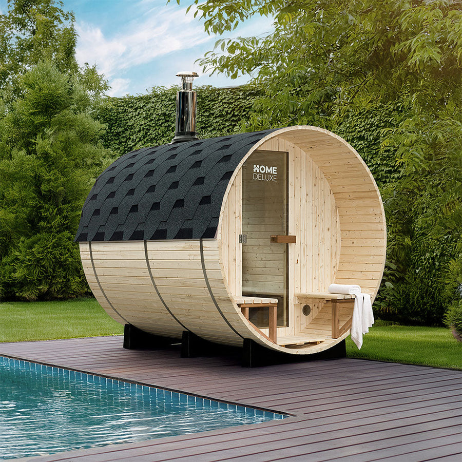 Sauna al aire libre - Deluxe Lagom - Wood -Burning