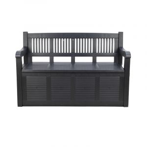 Banco plástico color café