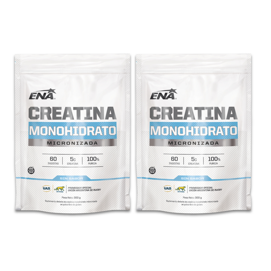 Pack Creatina Monohidrato 300 grs x 2 Unidades