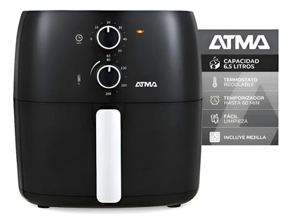 Freidora De Aire Atma Fr60mabp 1300 W 6.5 L Con Temporizador