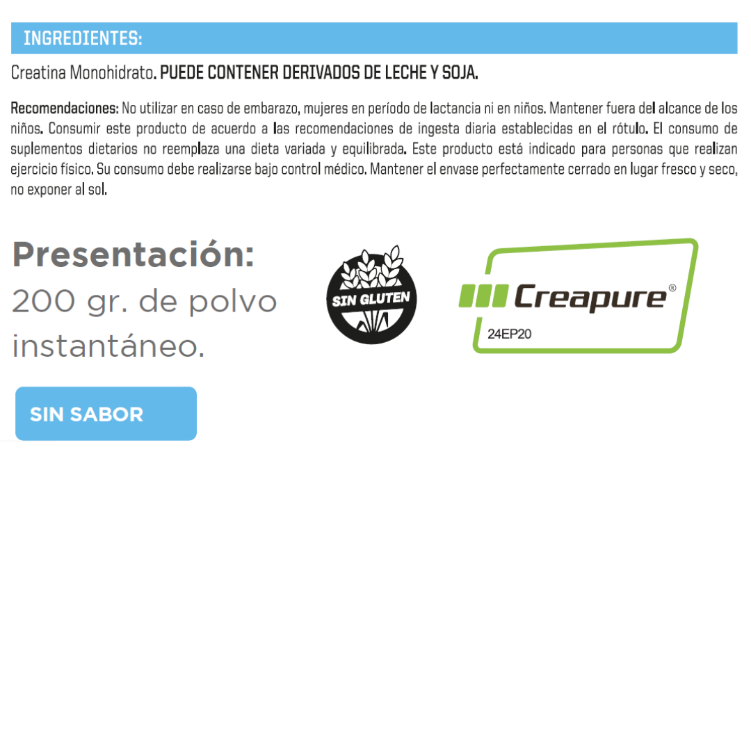 Creatina Monohidrato Creapure ®