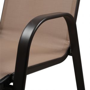 Silla texline beige 68x54x93 cm