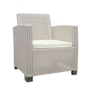 Sofá álamo 1 plaza beige Sanchia