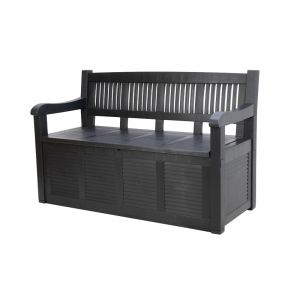 Banco plástico color café