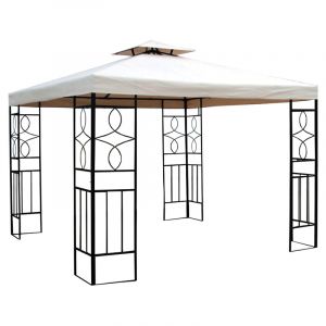 Toldo decorativo cuadrado 300x300x300 cm beige