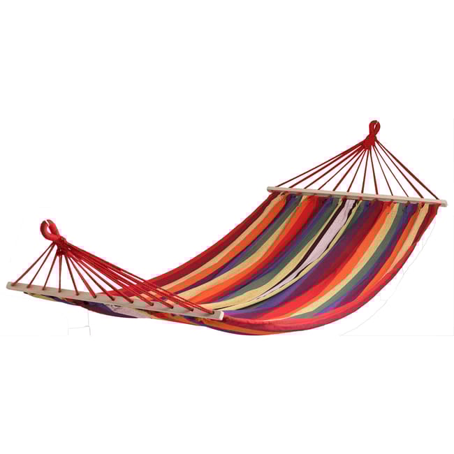 Hamaca de jardín de 2 personas en rayas
