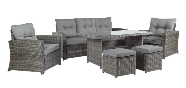 Muebles de jardín acero acero Penalt juego