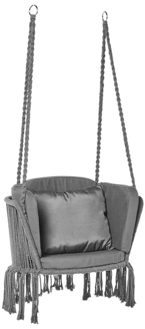 Silla colgante cubo antracita corciano