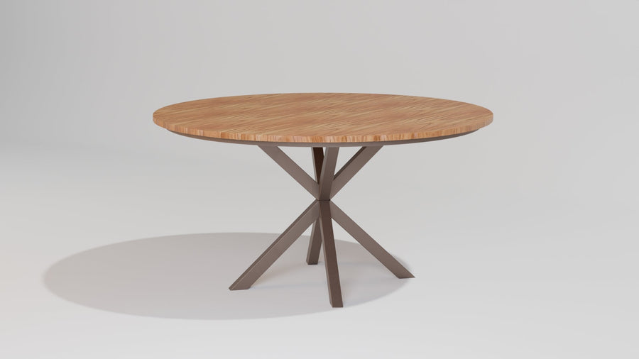 Set de mesa de Duna y sillas de bosque afuera