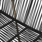 Sillón de jardín en acero 142x98cm negro Athys Naterial